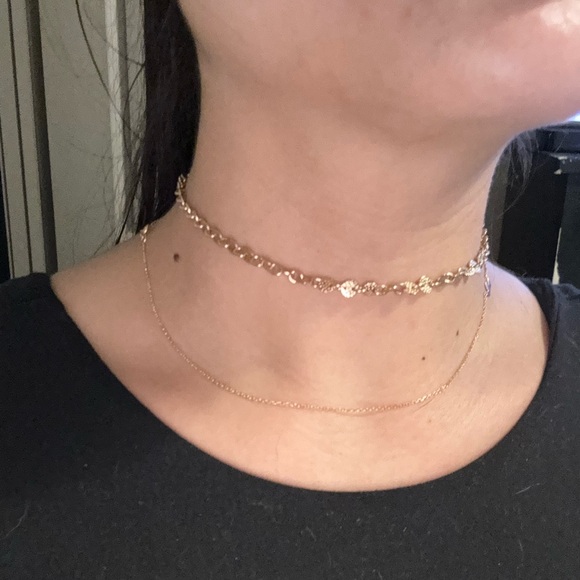 COPY - Local eclectic gold circle choker. Excellent condition. - Picture 4 of 6
